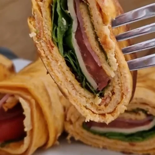 Πρωτεϊνικά ρολάκια ομελέτας: Θυμίζει κρέπα αλλά είναι χωρίς υδατάνθρακες