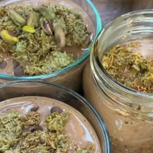 Oatmeal με γεύση "σοκολάτα Ντουμπάι" - η απόλυτη παραλλαγή του viral γλυκού!