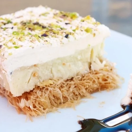 Εκμέκ καταΐφι με ελαφριά κρέμα βανίλιας - Το πιο δροσερό γλυκό για το καλοκαίρι