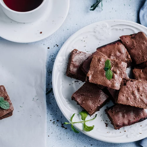 Σοκολατένια brownies χωρίς ζάχαρη