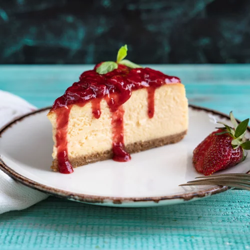Cheesecake χωρίς γάλα και κρέμα τυριού