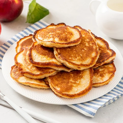 Πρωτεϊνικά pancakes με γεύση apple pie