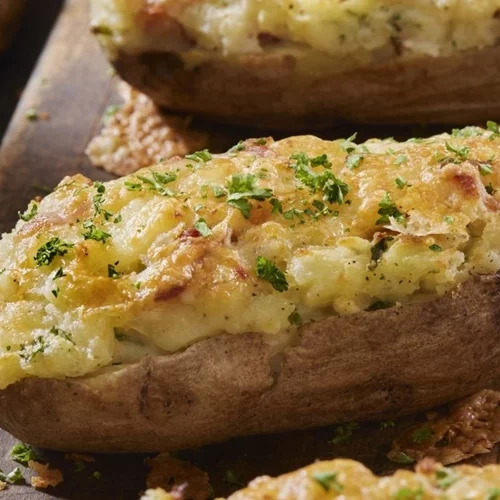 Πατάτες γεμιστές με τυρί και αλλαντικά - Οι πιο λαχταριστές που έχεις δοκιμάσει