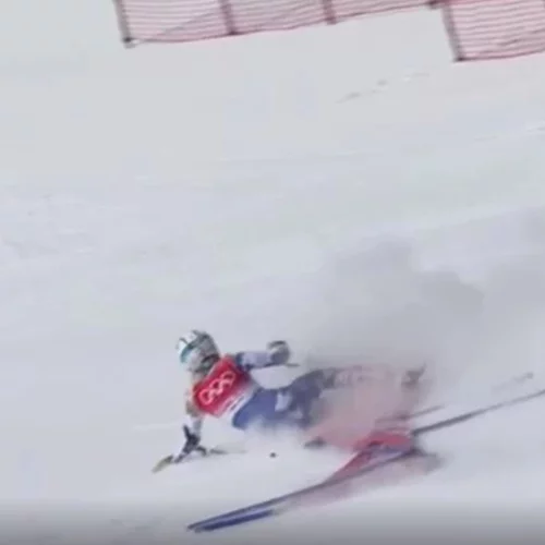 Χειμερινοί Ολυμπιακοί Αγώνες: Η τρομακτική πτώση της Ελληνίδας σκιέρ Μαρίας - Ελένης Τσιόβολου
