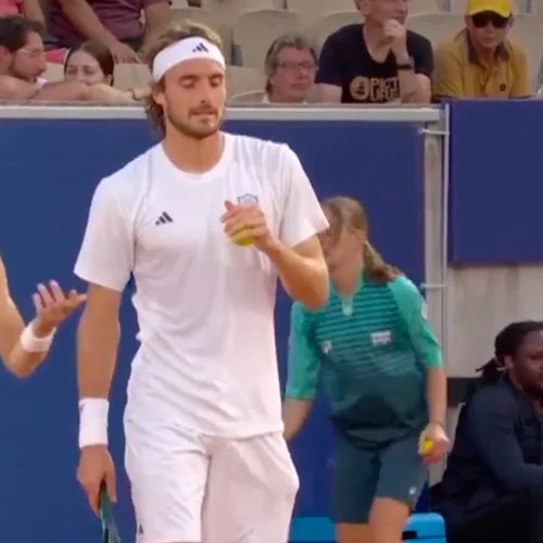 Πρεμιέρα με ήττα για Τσιτσιπά και Σάκκαρη στο διπλό μικτό των Ολυμπιακών Αγώνων