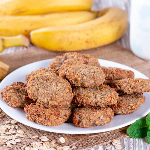 Συνταγή για θρεπτικά μπισκότα με μπανάνα και βρώμη (χωρίς ζάχαρη)