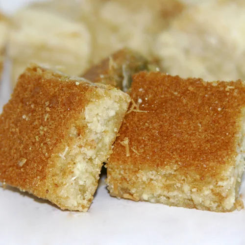 Συνταγή για ραβανί με 3 υλικά - χωρίς αλεύρι και αυγά