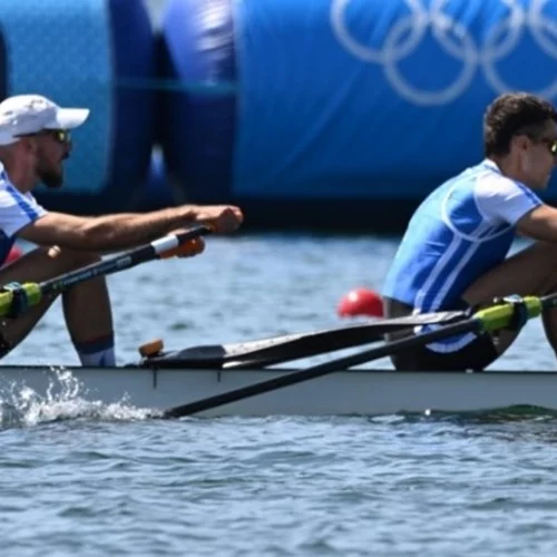 Αντώνης Παπακωνσταντίνου και Πέτρος Γκαϊδατζής προκρίθηκαν στον ημιτελικό του διπλού σκιφ ελαφρών βαρών