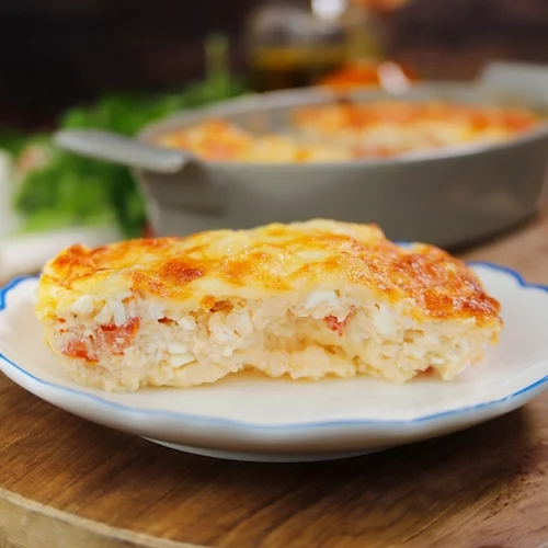 Oμελέτα με cottage στο air fryer - Γρήγορο και υγιεινό