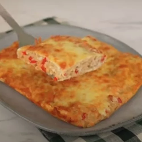 Κοτόπιτα χωρίς φύλλο - Με cottage cheese για φουλ πρωτεΐνη