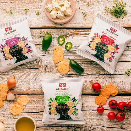 Η ΔΩΔΩΝΗ συστήνει τα νέα Τραγανά Σνακ Φέτας