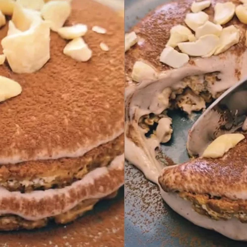 Tιραμισού με ρυζογκοφρέτα και πρωτεΐνη - Το πιο θρεπτικό γλυκό!