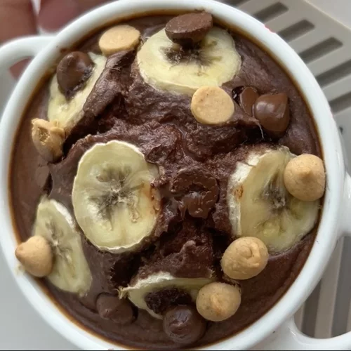 Κεκάκι βρώμης με σοκολάτα - μπανάνα: το πιο υγιεινό αλλά comfort γλυκό