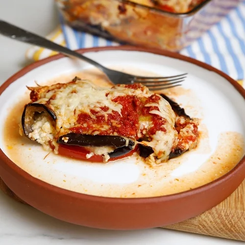 Ρολάκια μελιτζάνας με φέτα - Το απόλυτο μαμαδίστικο καλοκαιρινό φαγητό