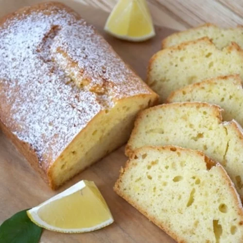 Νηστίσιμο κέικ λεμονιού με γλάσο ζάχαρης, χωρίς μίξερ - Αφράτο και πεντανόστιμο