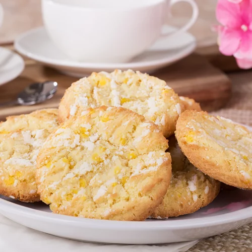 Μπισκότα λεμονιού χωρίς ψήσιμο - Με 3 υλικά και χωρίς αλεύρι