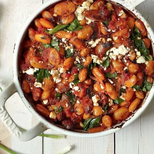 Γίγαντες με σπανάκι και μυρωδικά της Αργυρώς