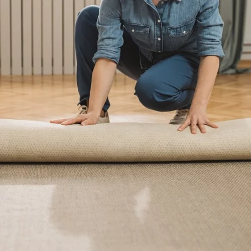 Το κόλπο για να μη γεμίσει το σπίτι σκόνη όταν μαζεύεις τα χαλιά