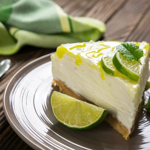 Τσίζκεικ με λάιμ και σος από βατόμουρα