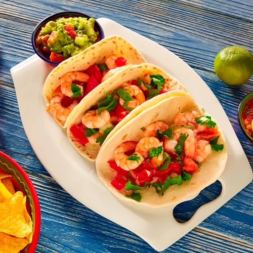 Γαρίδες λάιμ με σαλάτα και τέλεια γεύση