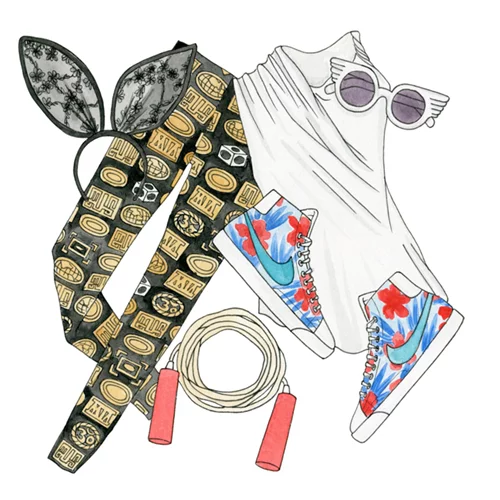 Τι να φορέσω στο τρέξιμο και σε κάθε άσκηση; Ενθουσιαστήκαμε με τα σκίτσα που μας δίνουν stylish ιδέες