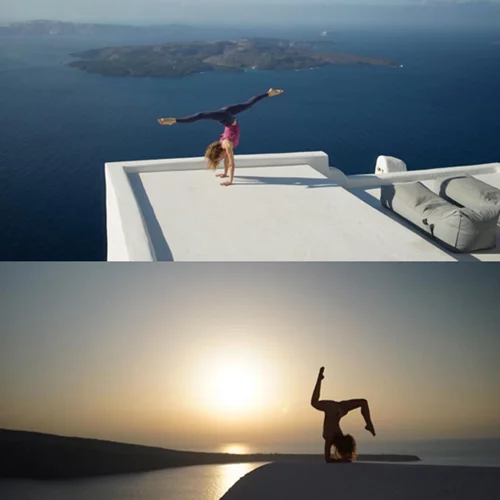 Mία yogi στη Σαντορίνη: Οι φωτογραφίες θα σε ενθουσιάσουν (να πώς θα ξεκινήσεις yoga)!