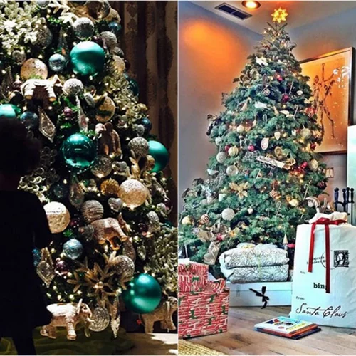 Πάρε ιδέες διακόσμησης για το χριστουγεννιάτικο δέντρο από τους celebrities