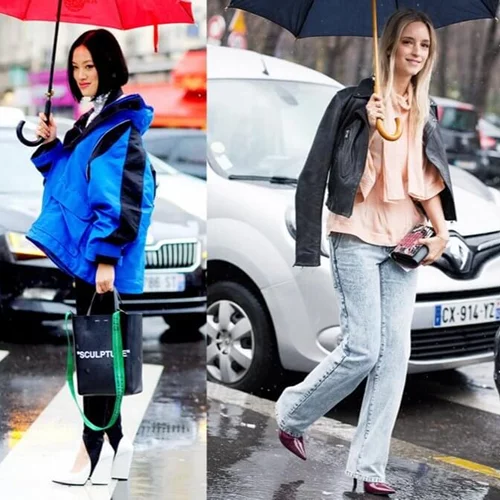 Πώς να ντύνεσαι όταν βρέχει για να έχεις στυλ στη βροχή