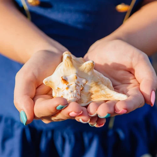 Τα σχέδια νυχιών που μοιάζουν με κοχύλια είναι η τελευταία τάση που έχει γίνει viral στο Ιnstagram