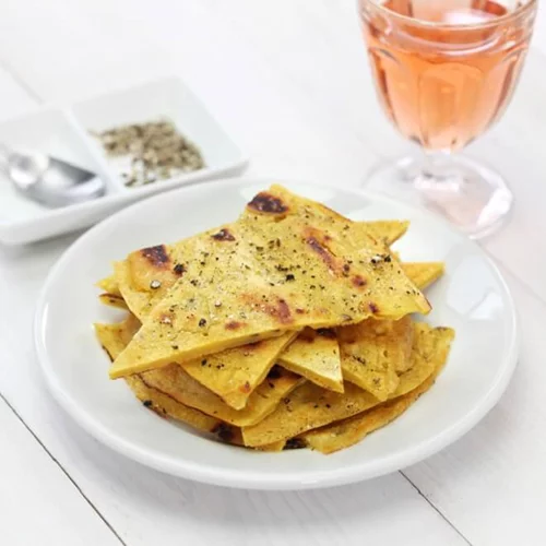 Φτιάξε πίτα socca αντί για τορτίγια για εύκολο σνακ με ντιπ και σάλτσες