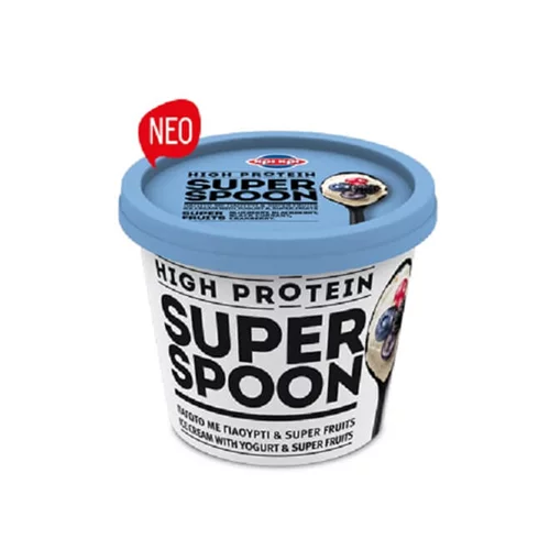 Ήρθε το πρώτο παγωτό με πρωτεΐνη! Το High Protein Super Spoon σου δίνει δύναμη και απόλαυση μαζί!