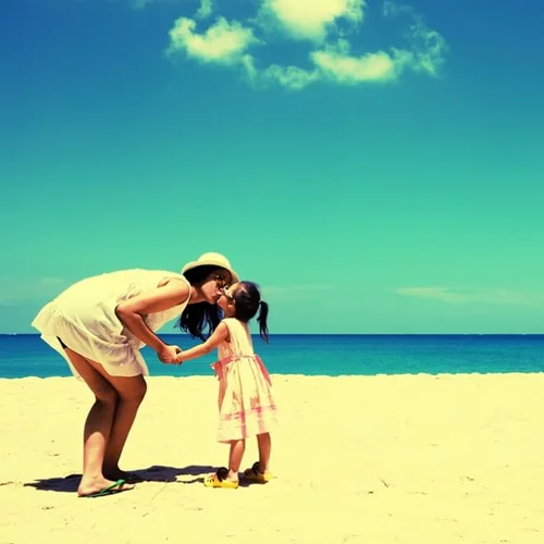 Στην παραλία πριν κάνεις παιδιά και αφού γίνεις μαμά: Βρες τις 5 διαφορές