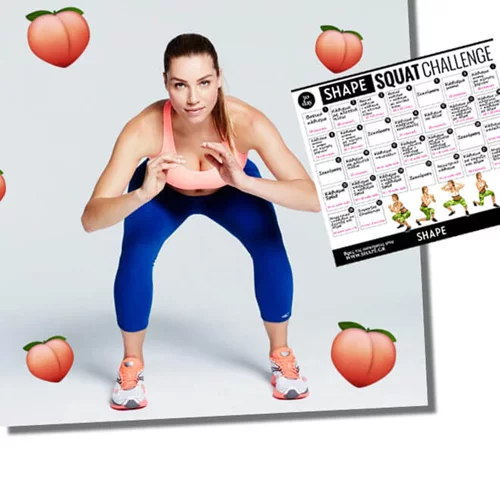 #ShapeSquatChallenge: Σφιχτοί γλουτοί σε 1 μήνα κάνοντας μόνο καθίσματα μαζί με το SHAPE