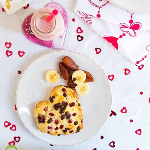 Το πρωινό της αγάπης από τη διαιτολόγο Σταυρούλα Κρίκη με συνταγή για smoothie και scones! #healthyvalentine