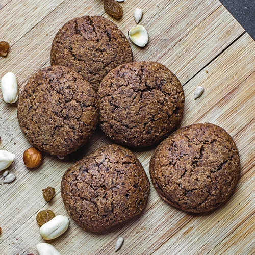 Υγιεινά μπισκότα με ταχίνι, μέλι και κακάο (χωρίς ζάχαρη, χωρίς αλεύρι!)