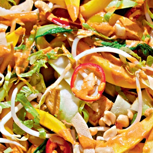 Ταϊλανδέζικη σαλάτα στο φούρνο με λαχανικά! Δοκίμασέ την!