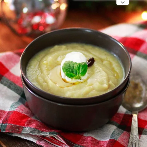 Τέλεια χειμερινή σούπα με κάστανο, πατάτες και πράσο από τον food blogger Cool Artisan