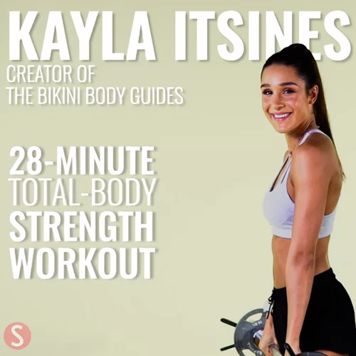 Μόνο στο SHAPE: Το βίντεο γυμναστικής της Kayla Itsines με προπόνηση ενδυνάμωσης 28 λεπτών