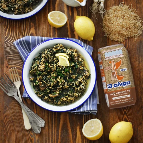 Σπανακόρυζο με καστανό ρύζι: Φτιάξε την πιο εύκολη και υγιεινή συνταγή