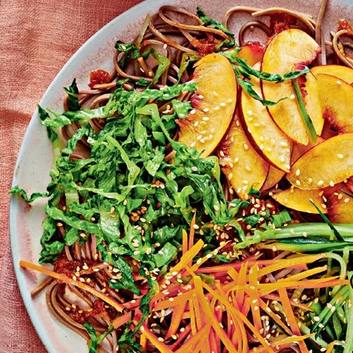 Συνταγή για noodles: Παγωμένα γλυκόξινα soba noodles