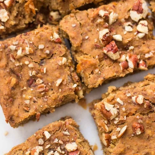 Μπάρες ενέργειας με καρότο χωρίς γλουτένη, ζάχαρη και αυγά