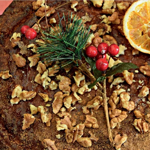 Συνταγή για βασιλόπιτα κέικ με γεύση μελομακάρονο (!)