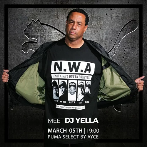 Ο dj Yella στο κατάστημα PUMA στο Κολωνάκι!