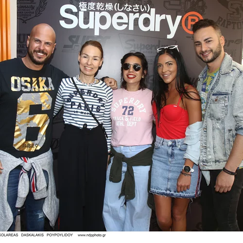 Λαμπερό opening party στο νέο Superdry store 