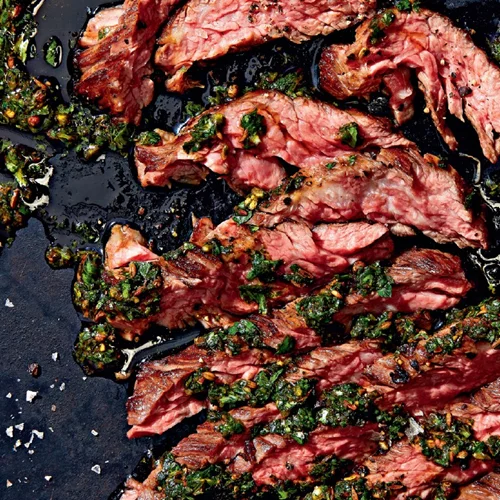 Ταλιάτα στο τηγάνι με chermoula κόλιαντρου και μαϊντανού