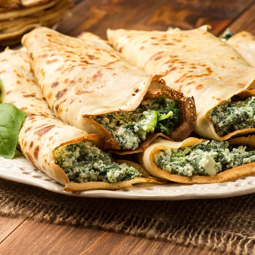 Κρέπες με κολοκυθάκια και ανθότυρο- Λιγότερες θερμίδες αλλά ίδια γεύση και νοστιμιά