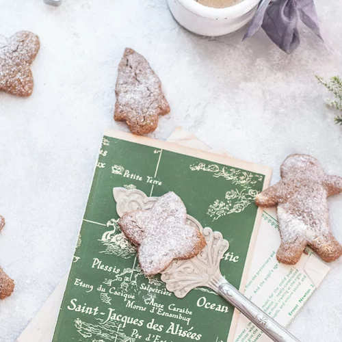 Υγιεινά gingerbread cookies με βρώμη και μελάσα