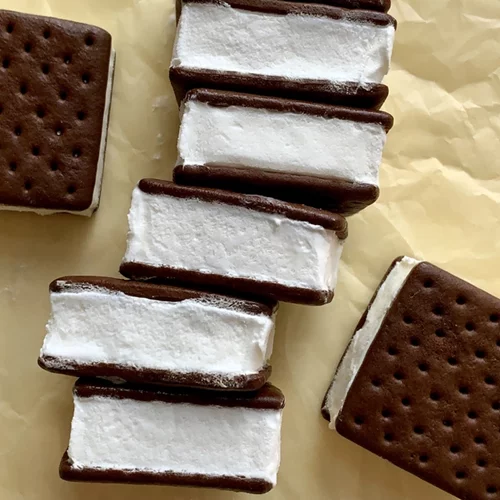 Το πιο εύκολο παγωτό - σάντουιτς χωρίς ζάχαρη