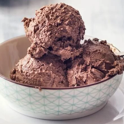 Vegan παγωτό μπανάνα σοκολάτα με μόνο δύο υλικά