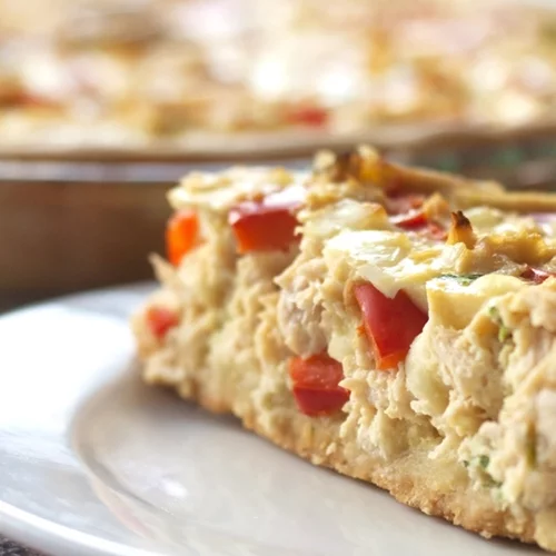 High protein κοτόπιτα χωρίς φύλλο από τη διατροφολόγο Αλεξάνδρα Κοντοδήμου